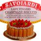 NewRang Savoiardi Lady Fingers Champagne Biscuits, 7 oz, Black