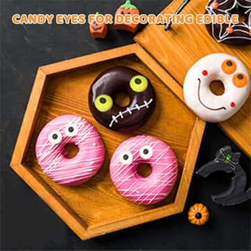 Edible Eyes, Colours Candy Small Eyes, Candy Eyeballs, Eyeball Sprinkles Cupcake Toppers, Baking, Ice Cream,Biscuits, Halloween