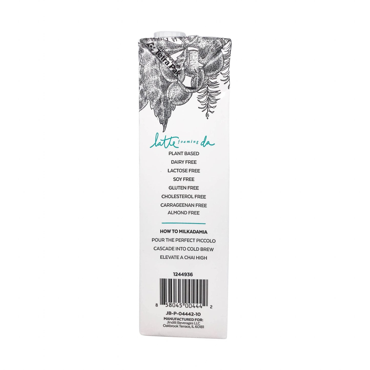 Milkadamia, Macadamia Milk Latte Da, 32 Fl Oz