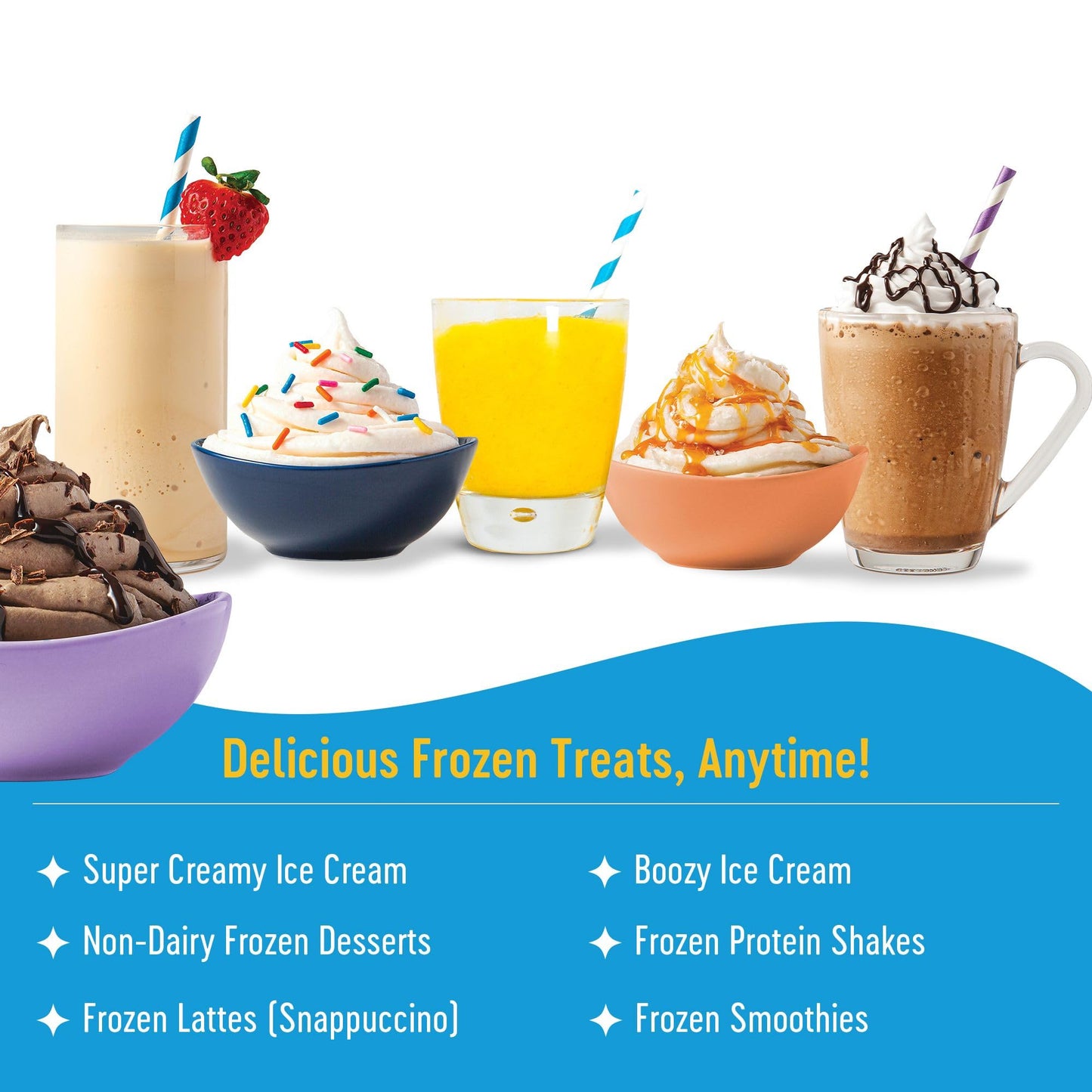 ColdSnap Chocolate Ice Cream Pods – Decadent Single-Serve Treat – Pack of 12 – No Freezer Required – White