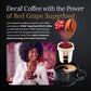 VINIA Blood Flow Energy Coffee Pods - DECAF Medium Roast, K Cup Compatible, Caffeine Free, 60 Count