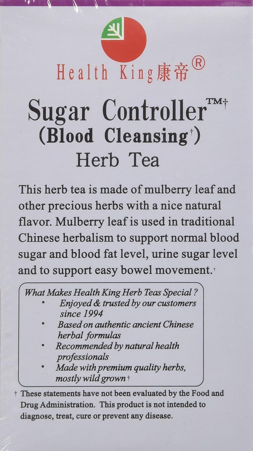 Health King Medicinal Tea Sugar Controller 2 Pack