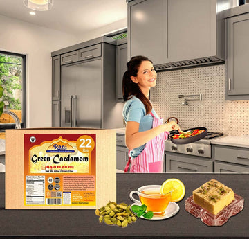 Rani Green Cardamom Pods Spice, 22lbs Bulk Box, All Natural, Vegan, Gluten Friendly, NON-GMO, Product of India