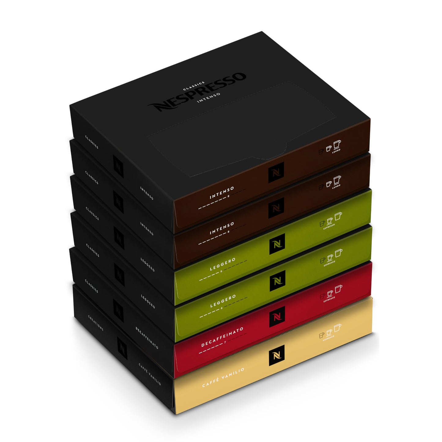 Nespresso Professional Coffee Capsules  Balanced Assortment Coffee Bundle  300-Count Capsules