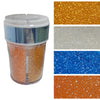 EPHVODI Sanding Sugar Edible Orange Blue Gold and White Sprinkles Coarse Sugar Crystals for Cake Decorating, Cupcakes Toppers, B