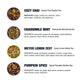 Tiesta Tea - 4 Autumnal Blends | Enhanced Loose Leaf Tea Blend | Non-Caffeinated Tea | Make Hot Or Iced | Pouch Of Pumpkin Spice, Cozy Chai, Chamomile Mint, Meyer Lemon Zest - Pack Of 4