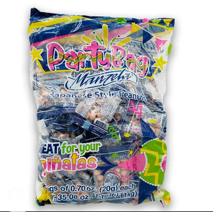Manzela Pinateros cacahuete Japanese style Peanuts of Ideal Para Tus Piatas 20g/0.7oz 50 Counts