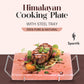 Spantik Professional Salt Block Set With Steel Tray 12'' X 8'' X 1.5'' Himalayan Cooking Plate For Grilling, Cooking, Serving, 1