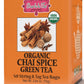 Brew La La Organic Green Tea - Chai Spice - 50 Tea Bags - Low Caffeine - USDA Certified Organic