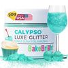Sweets & Treats Boutique Edible Glitter for Cakes & Drinks, 20g, Light Blue, Vegan, Gluten Free, Made in USA