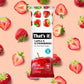 Thats it. Apple + Strawberry Fruit Bar, Vegan, Gluten Free, Non-GMO, No Sugar Added, 12 Count Pack