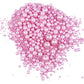 Edible Pearl Sugar Sprinkles Pink Candy 120G/ 4.2Oz Baking Edible Cake Decorations Cupcake Toppers Cookie Decorating Ice Cream T