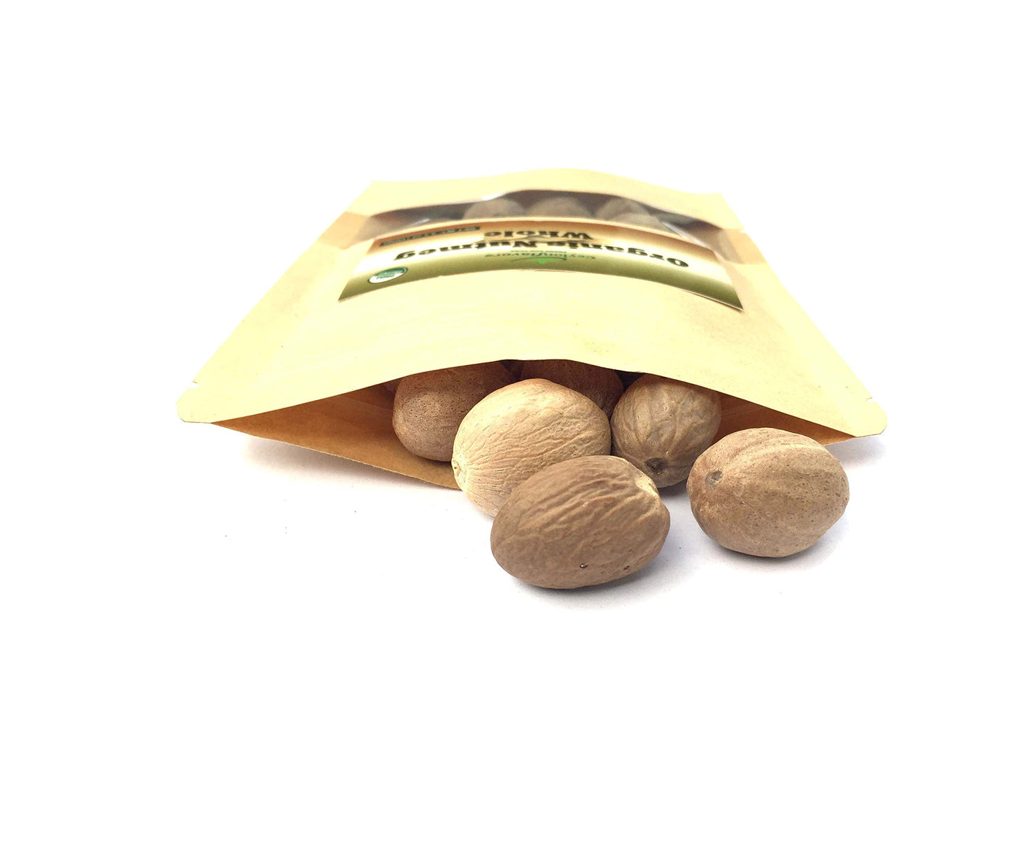Whole Nutmeg from Ceylon, Authentic, Handpicked from Organic Farms, Natural Super food enriched with aroma & flavors for cooking