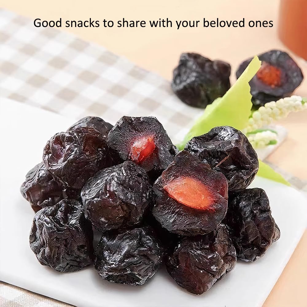 Phuumy 7.76Oz Dried Plums Dried Umeboshi Chinese Dried Plums Fruity And Full-Bodied Prunes Pitted Unsweetened