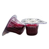 PACK IT HUB Communion Cups and Wafer Set - Box of 100 - Made with Concord Grape Juice - Transparent