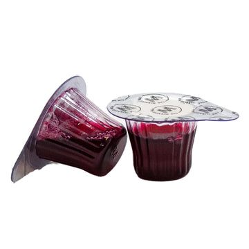 PACK IT HUB Communion Cups and Wafer Set - Box of 100 - Made with Concord Grape Juice - Transparent