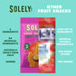 SOLELY - Organic Mango & Passion Fruit Whole Fruit Gummies (Pack of 6 Boxes, 5 Bags per Box) - Real Fresh Fruit - Healthy Snacks