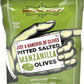 Just A Handful Of Pitted Salted Manzanilla Olives 1.05 Oz Each (Pack Of 6)