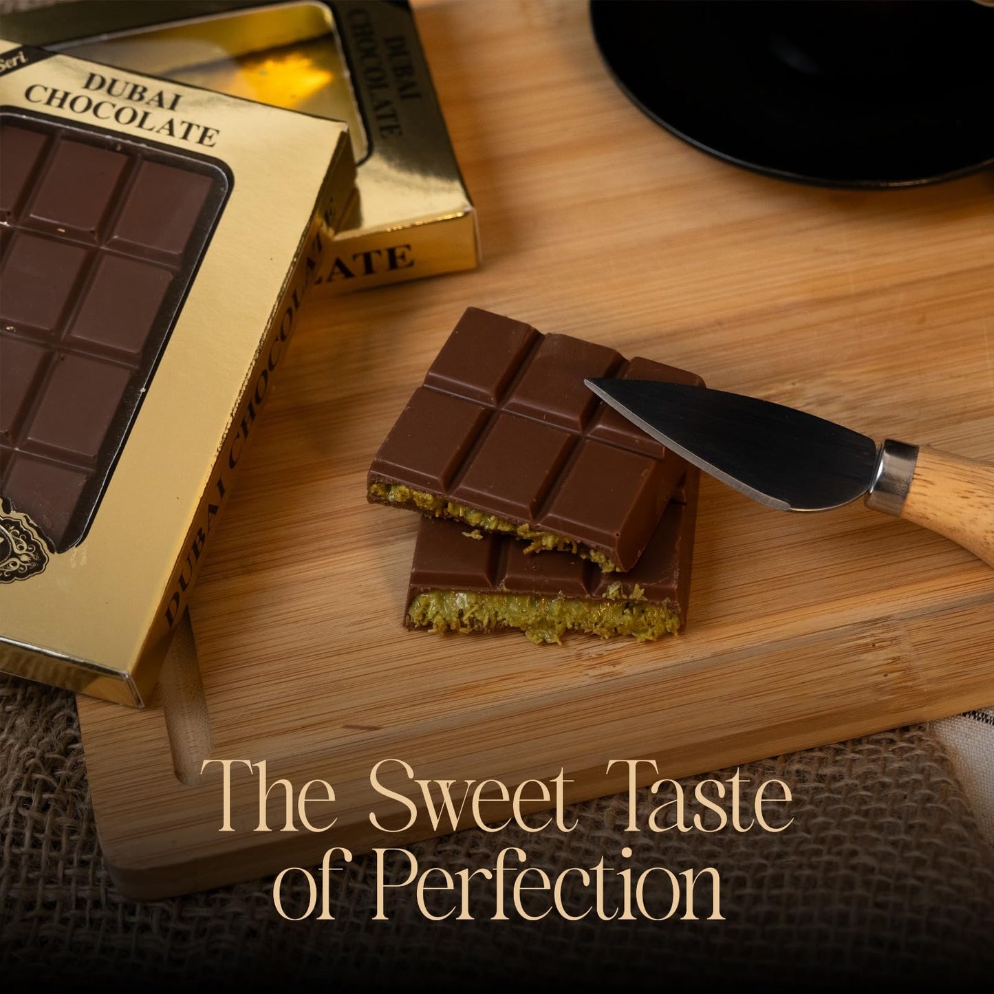 Hastel Viral Dubai Chocolate Pistachio Bars 2.46 Oz 70 G Smooth Taste Gift For Dessert Lovers Rich Kataifi Flavors Premium Textu