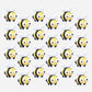 Gyufise 24Pcs Bumble Bee Cupcake Toppers Little Figurine Bee Cupcake Picks Oh Babee Cake Decorations For Bee Theme Baby Shower K
