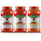 La San Marzano Pasta Sauce Variety Pack, Vodka & Four Cheese, Roasted Garlic, 24 oz (Pack of 3), Gluten Free, All Natural