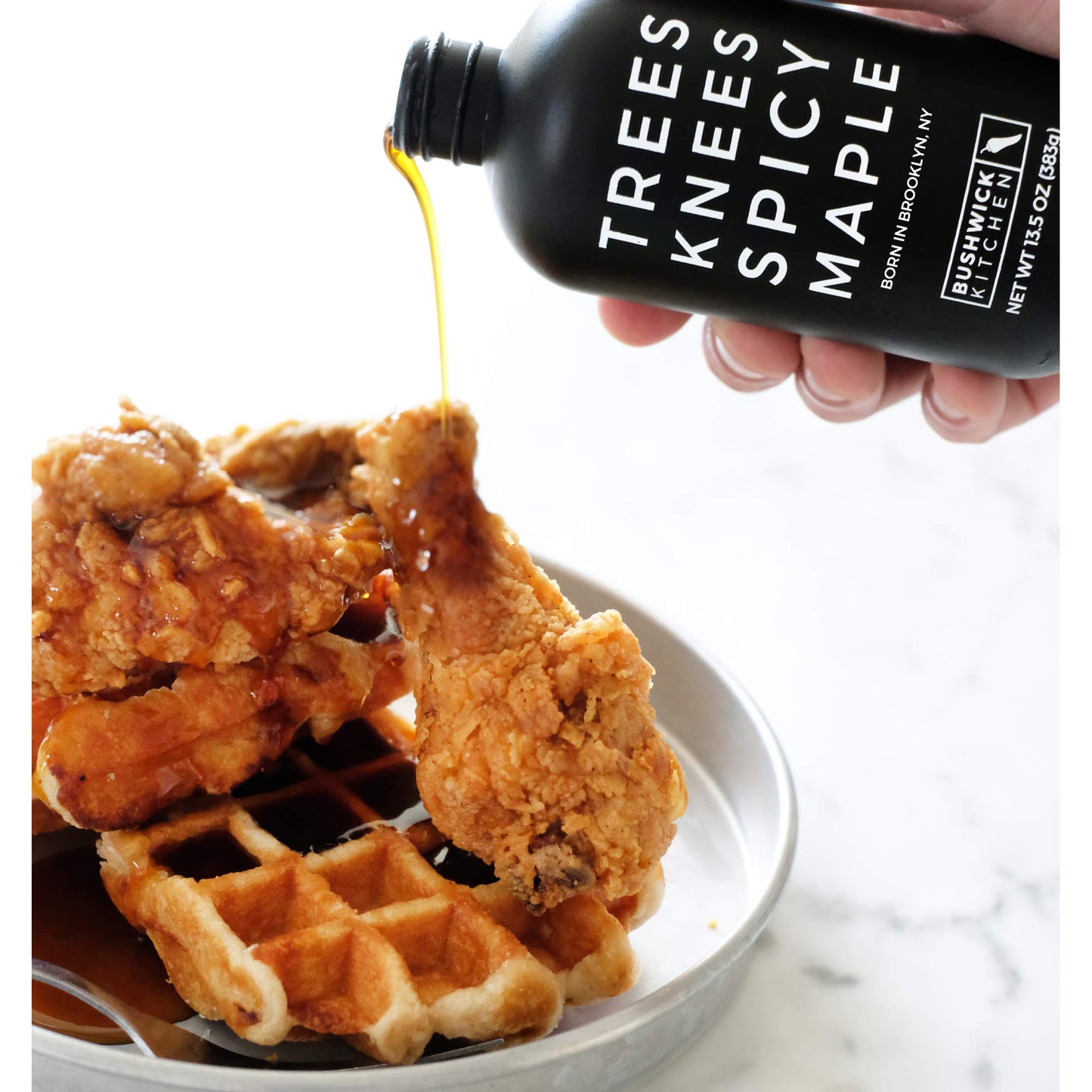 Bushwick Kitchen Organic Maple Syrup Infused with Habanero Peppers, 11.5 Ounce, Vegan, Gluten Free, Paleo-friendly