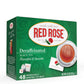 Red Rose Naturally Decaffeinated Black Tea Specially Blended Strong Black Tea With 48 Individually Wrapped Tea Bags Per Box (Pac