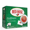 Red Rose Naturally Decaffeinated Black Tea Specially Blended Strong Black Tea With 48 Individually Wrapped Tea Bags Per Box (Pac