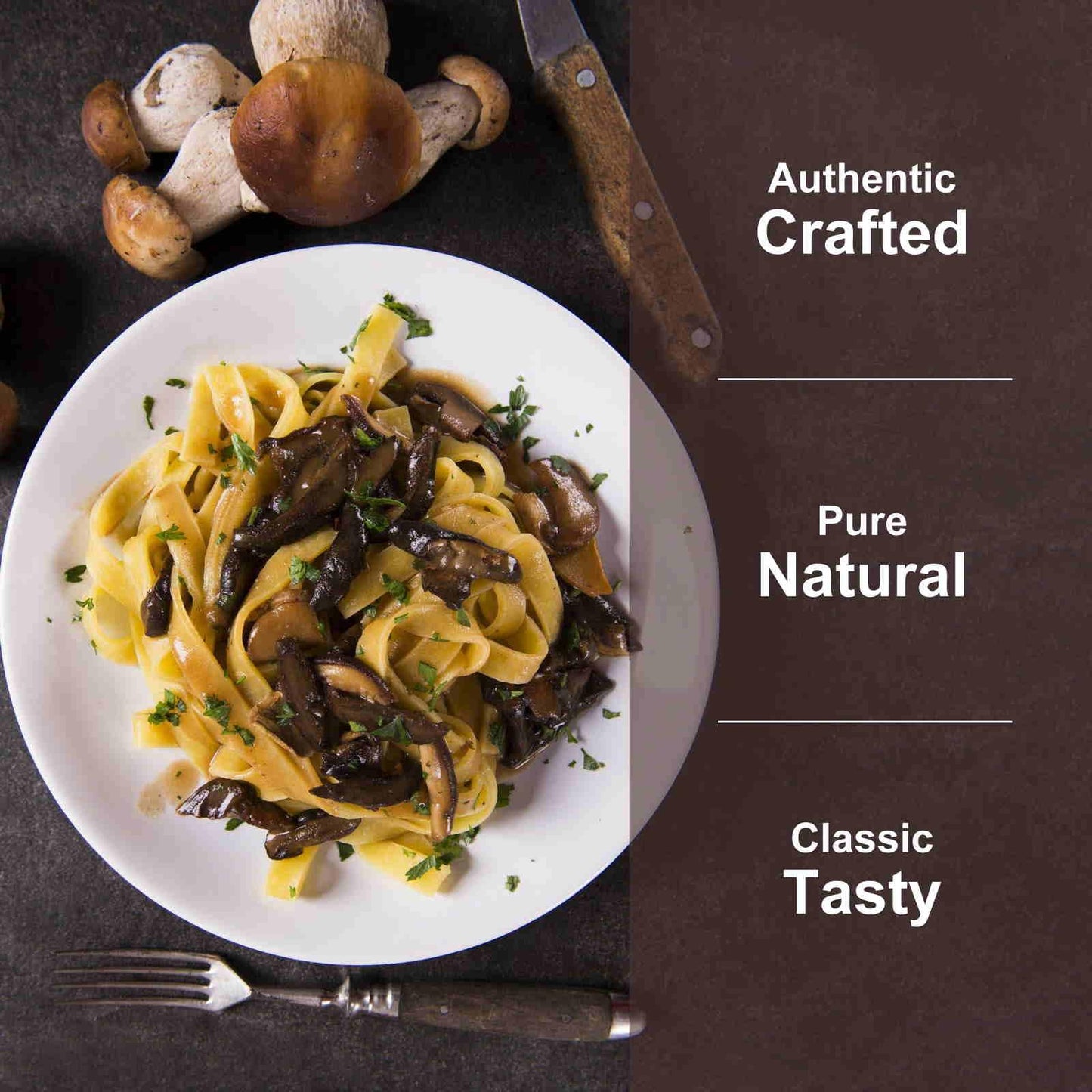 Jayuss Dried Porcini Mushrooms, Wild Sun Dried, 3 Oz - All Natural, Great for Risotto, Soups, and Sauces