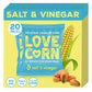 Love Corn Salt & Vinegar Crunchy Corn Snacks - Gluten Free, Kosher, Non-GMO - 0.7oz (Pack of 20)