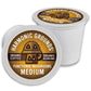 Harmonic Grounds Organic Mushroom Coffee Pods - Medium Roast with Lions Mane, Reishi, Chaga, & Cordyceps - 34 Count - Compatible with Keurig K-Cup
