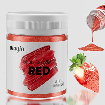 Food Coloring Vibrant Color Paint For Baking- Wayin Upgraded Edible Glitter Paint,Food Grade Shimmer Cake Paint For Decorating D