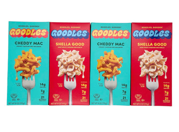 Generic Priv   Goodles Variety pack - Pack of 4 - Shella Good and Cheddy Mac 6.0 oz
