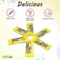 Chewy, Tangy, And Tasty Mini Taffy Wrapped Bars In Bulk - (1 Pound) (Banana)