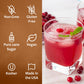Syruvia Cherry Syrup - Premium Flavoring Syrup For Tea, Italian Sodas, Beverages, Desserts, Ice Cream, Cocktails & Mocktails - K
