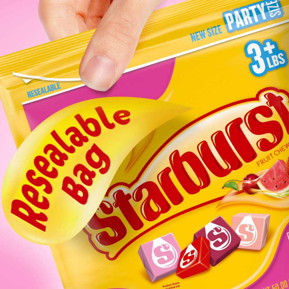 Starburst, Favereds Fruit Chews Candy Party Size Bag, 50 Oz (Pack Of 1)