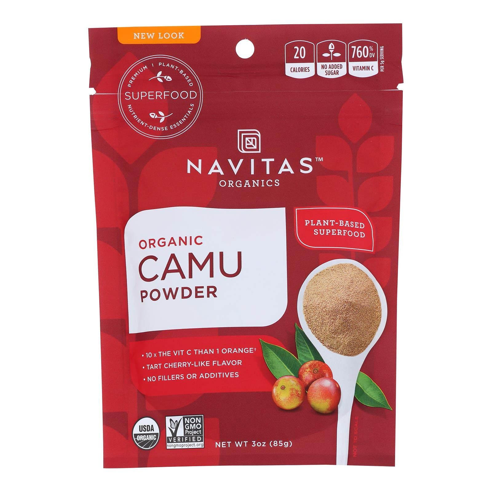 Navitas Organics Camu Powder, 3 Fl Oz (Pack of 6)