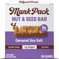 Munk Pack Nut and Seed Snack Bars 5g Protein 1g Sugar 3g Net Carbs Low Sugar Keto and Gluten Free Snack for Adults and Kids Cara