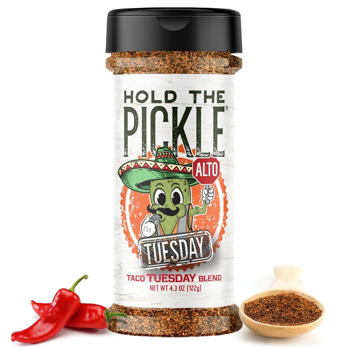 Hold The Pickle Tex Mex Dill Pickle Seasoning - Popcorn Seasoning, Texmex Flavor Dill Pickles Seasoning For Cooking - Vegan, Non