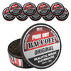 10 Cans, BaccOff Original Fine Cut, Black Tea Base with Bold, Smoky Flavors