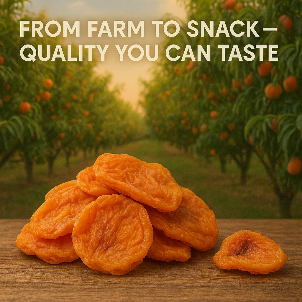 Anna and Sarah Dried Fancy Peaches in Resealable Bag, 2 Lbs