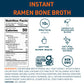 Bare Bones Bone Broth Instant Powdered Beverage Mix, Ramen, Pack Of 16, 15G Sticks, 10G Protein, Keto & Paleo Friendly, Non-Gmo,