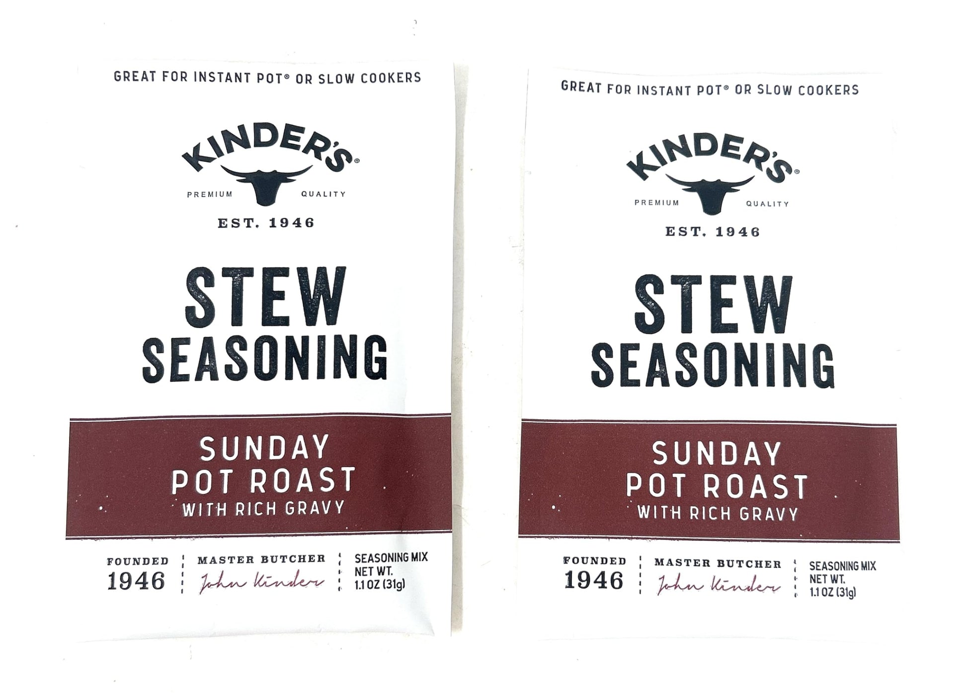 Kinders Seasoning Mixes 1oz - 2 packets (Stew Seasoning Pot Roast)