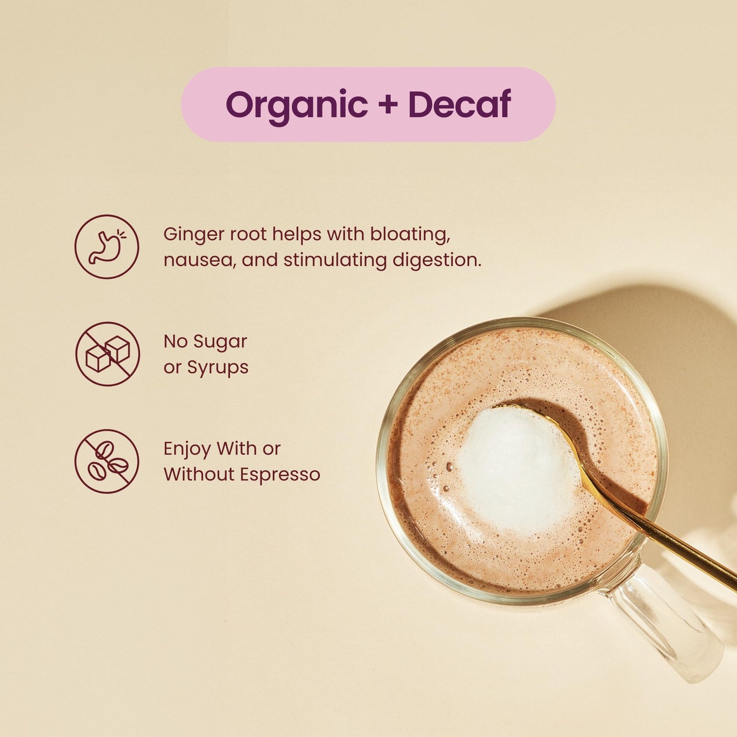 Blume Oat Milk Chai Latte - Organic Chai Source from India - Super Latte with Milk Thistle, Fennel and Ginger Root - Sugar-Free,
