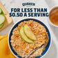 Quaker, Protein Instant Oatmeal, Banana Nut, 12.9 Oz, 6 Count (Pack of 1)
