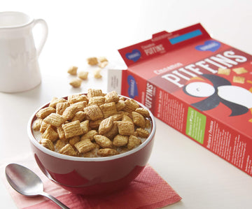 Barbaras Bakery Puffins Cereal, Cinnamon, 10-Ounce (Pack of 24)24