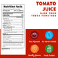 Dei Fratelli Tomato Juice, Vine Ripened Not From Concentrate, 46Oz (6 Pack)