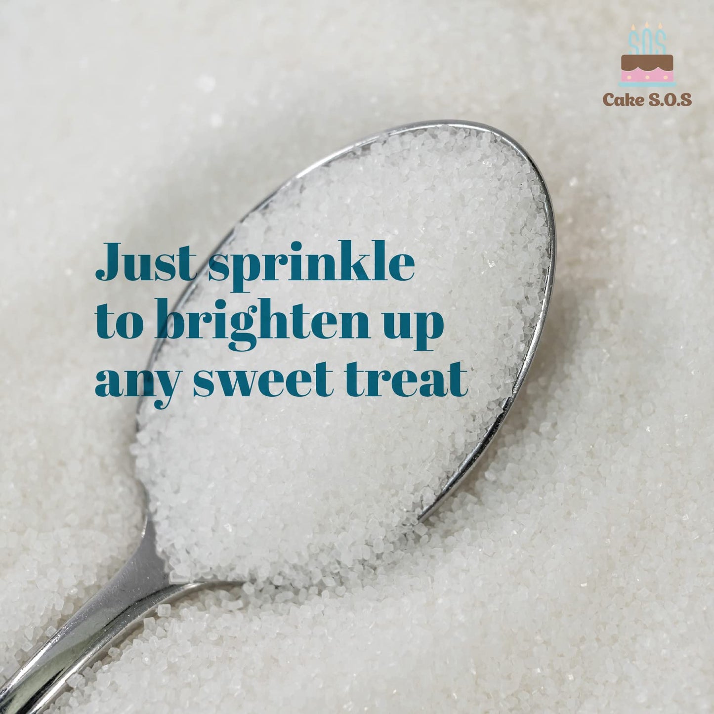 Sanding Sugar White 16 Oz