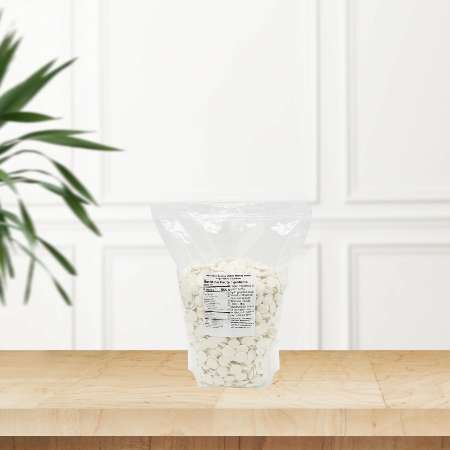 Merckens Coating Wafers Melting Wafers Super White 10 Pounds