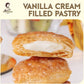 Tesoro Vanilla Filling by Pasticceria Matilde Vicenzi, Vanilla Cream Filled Puff Pastry Patisserie, Kosher Dairy, Made in Italy,